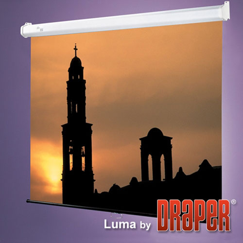 Draper DR-207100 Luma Manual 92" Matte White HDTV-1516