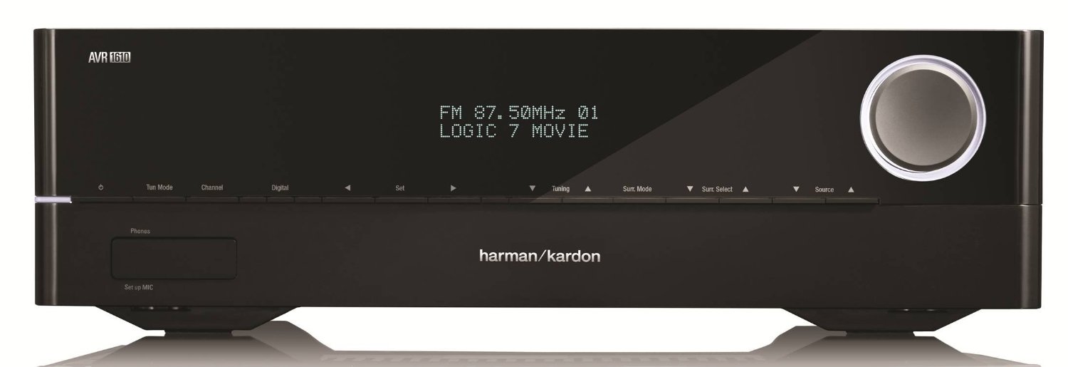 Harman Kardon AVR 1610 - 5.1 Channel Networked Receiver with Bluetooth® Technology • Symphony Hifi