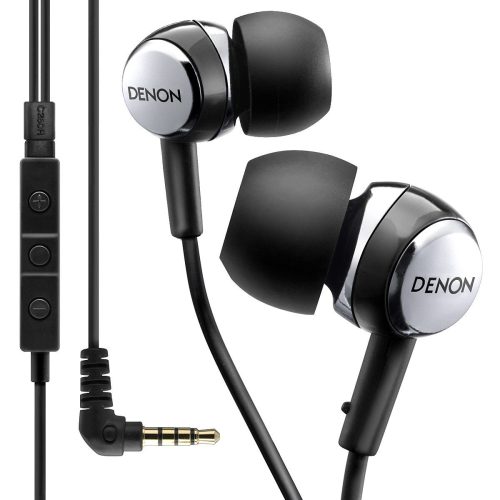 Denon AH-C260R Mobile Elite In-Ear Headphones with 3-Button Remote and Microphone