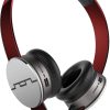 SOL REPUBLIC 1241-03 Tracks HD On-Ear Headphones with Three-Button Remote and Microphone, Red