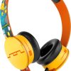 SOL REPUBLIC 1299-01 Tracks On-Ear Headphones with Three-Button Remote and Microphone Featuring Deadmau5 Collaboration, Multicolored
