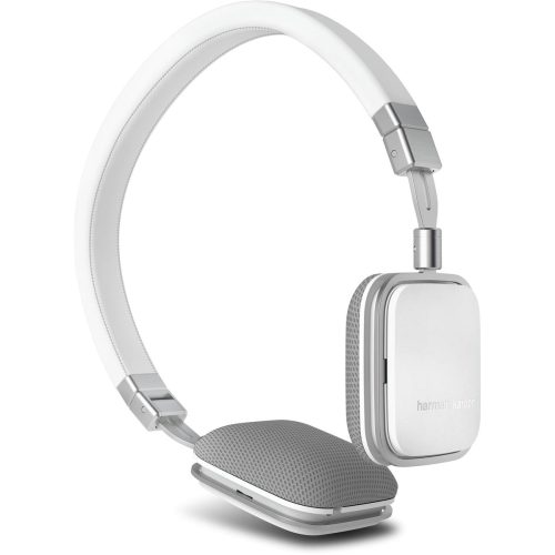 Harman Kardon HKSOHOAWHT On-Ear Heaphones with Universal 1-Button Remote (White)