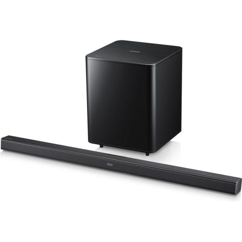 Samsung HW-F550 2.1-channel home theater sound bar with wireless subwoofer and Bluetooth®